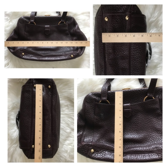 Prada burgandy doctor's leather bag - Picture 8 of 8